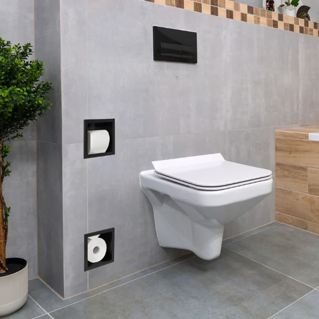 Stylowe akcesoria w łazience – uchwyty na papier toaletowy Wall-Box Paper