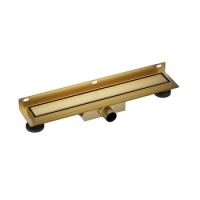 Caniveau de douche mural Wall and Floor NEXT - 60 cm Gold