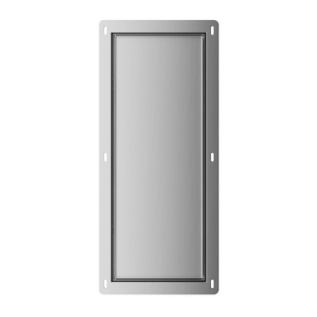 Compartiment brosse WC encastré Balneo Wall Box Brush S Tiles droite en acier inoxydable