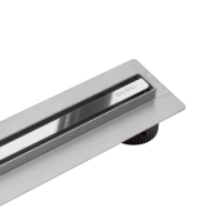 Siphon linéaire de sol Balneo Slim & Low ProLine Mirror Silver 70 cm, chrome miroir