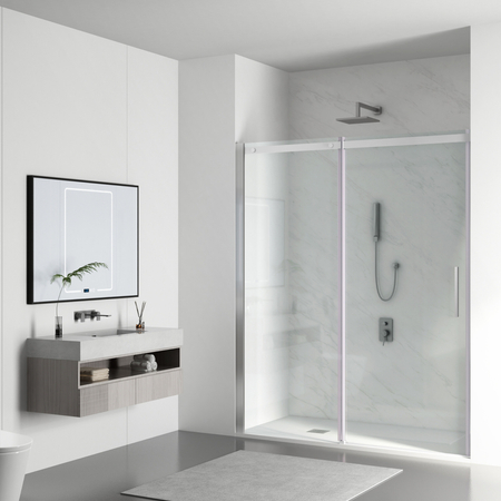 Porte de douche coulissante Balneo Porta – Chrome 120 cm