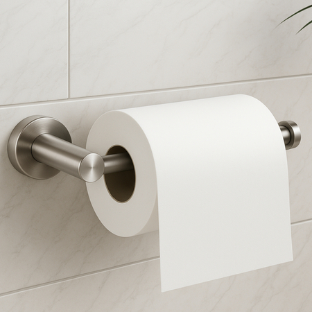Porte-papier Balneo Qube inox modèle 1