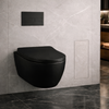Compartiment brosse WC encastré Balneo Wall Box Brush S Tiles droite en acier inoxydable