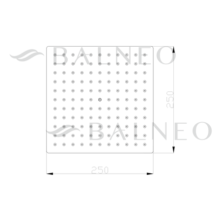 Balneo Cascade modèle 2 Pomme de douche en cuivre