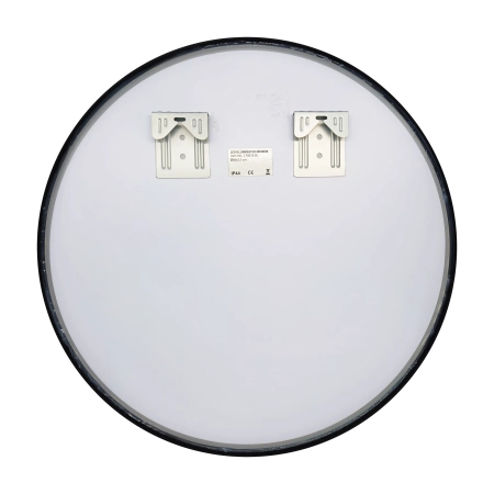Miroir rond Balneo Corina noir 80 cm