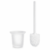 Compartiment brosse WC encastré Balneo Wall Box Brush S Tiles droite en acier inoxydable