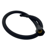 Tuyau de raccordement PEX Balneo noir tressé 3/8" x M10 60 cm