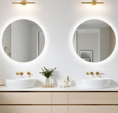 Miroir rond lumineux Balneo Moon 100 cm