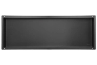 Niche murale Balneo Wall Box No rim Black 90 x 30 x 7 cm noire en acier inoxydable sans bride