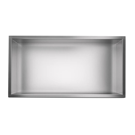 Niche murale Balneo Wall Box One Inox 60 x 30 x 10 cm en acier inoxydable brossé avec bride