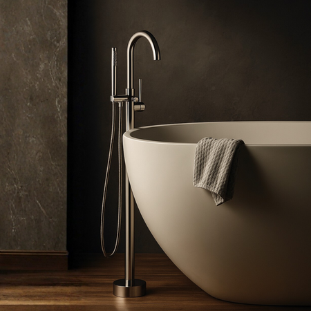 Robinet de baignoire Balneo Cascade modèle 2 chrome