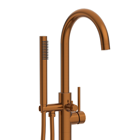 Mitigeur de baignoire Balneo Cascade modèle 2 copper