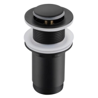 Bonde de lavabo Balneo Klik Klak E Noir sans trop-plein