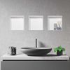 Niche murale Balneo Wall Box No rim White 30 x 30 x 10 cm blanche en acier inoxydable sans bride