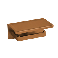 Porte-papier avec tablette pour téléphone Balneo Qarx copper
