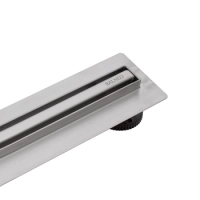 Siphon linéaire de sol Balneo Slim & Low ProLine Inox 80 cm, chromé