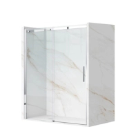 Porte de douche coulissante Balneo Porta – Chrome 110 cm