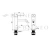Balneo Cascade mitigeur de lavabo modèle 1 cuivre