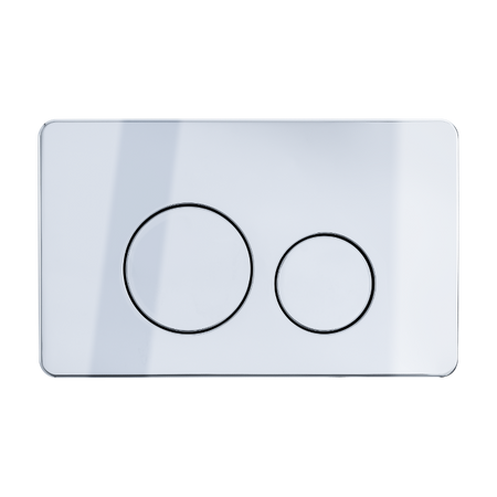 Bouton de chasse d'eau WC Balneo Oxo chrom