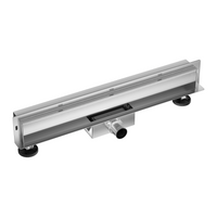 Siphon linéaire mural Balneo W-Drain NEXT 2en1 100 cm inox double face