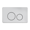 Bouton de chasse d'eau WC Balneo Oxo satiné