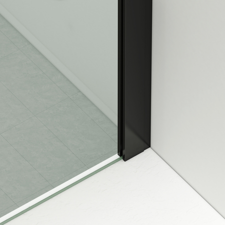 Porte de douche coulissante Balneo Porta – Noir 120 cm