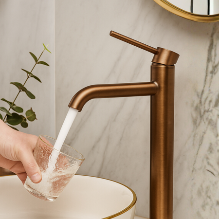 Balneo Cascade mitigeur de lavabo modèle 2 cuivre