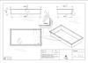 Niche murale Balneo Wall Box One Inox 60 x 30 x 10 cm en acier inoxydable brossé avec bride