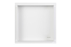 Niche murale Balneo Wall Box No rim White 30 x 30 x 10 cm blanche en acier inoxydable sans bride