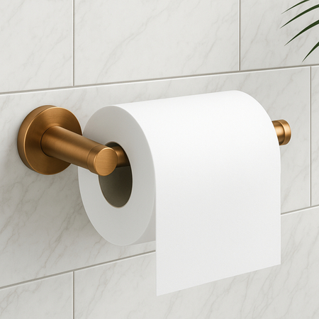 Porte-papier en cuivre Balneo Qube Modèle 1