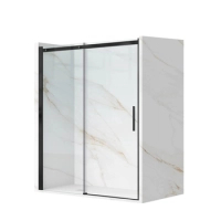 Porte de douche coulissante Balneo Porta – Noir 100 cm