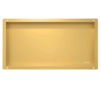 Étagère de niche Balneo Wall Box No rim Gold 60 x 30 x 10 cm dorée en acier inoxydable sans bride