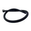 Tuyau de raccordement PEX Balneo noir tressé 3/8" x M10 60 cm