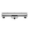Siphon linéaire mural Balneo W-Drain NEXT 2en1 60 cm inox double face