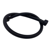 Balneo PEX tuyau de raccordement noir tressé 3/8" x 3/8" 40 cm