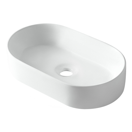 Vasque à poser Balneo Nessa 51 x 31 cm blanche en céramique