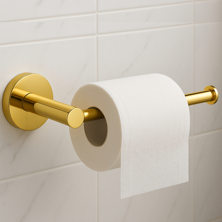 Porte-papier Balneo Qube or modèle 1