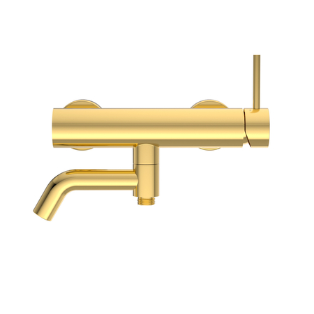 Kit de robinet de baignoire Balneo Cascade set 1 shiny gold