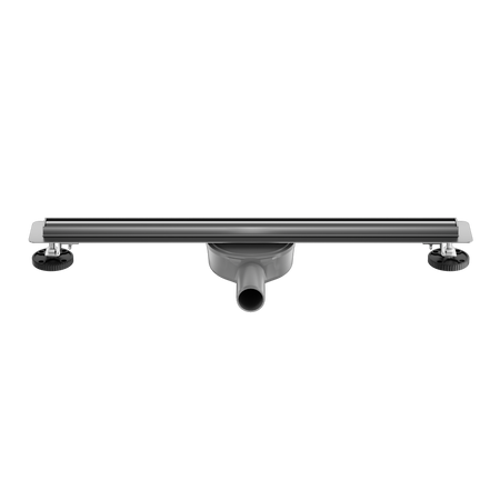 Caniveau de douche linéaire Balneo Slim & Low ProLine Gun Metal 90 cm