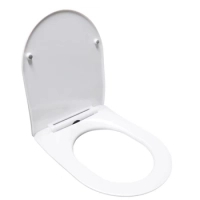 Abattant à fermeture douce pour cuvette WC Balneo LUNA, LUXA blanc