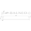 Balneo Qube cintre noir modèle 1