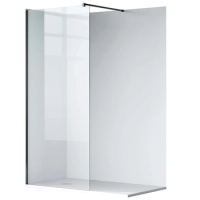 Paroi de douche Beira Black 70 cm
