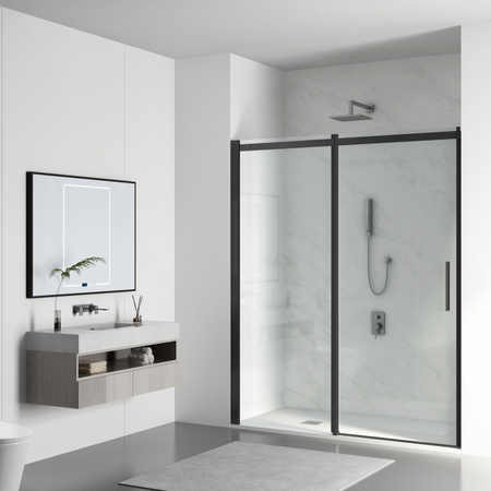 Porte de douche coulissante Balneo Porta – Noir 120 cm