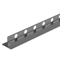 Glissière de sécurité Balneo gun metal pour verre à droite 170 cm