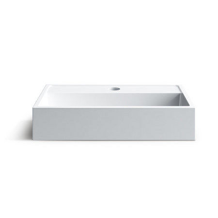 Vasque à poser Balneo Viki 40 x 24 cm blanche en conglomérat