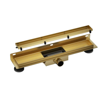 Caniveau de douche mural Wall and Floor NEXT - 90 cm Gold