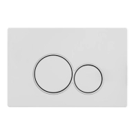 Plaque de commande WC Balneo Exo Blanc