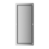 Compartiment brosse WC encastré Balneo Wall Box Brush S Tiles droite en acier inoxydable