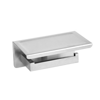 Porte-papier avec tablette pour téléphone Balneo Qarx inox