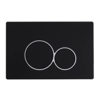 Plaque de commande WC Balneo Exo Noir